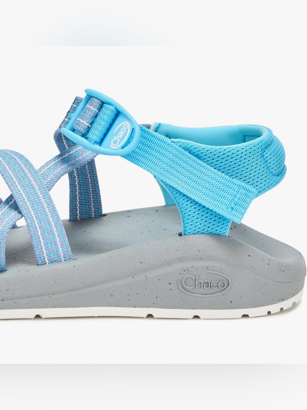 Chaco Light Blue & Light Gray Women's Sport Sandals